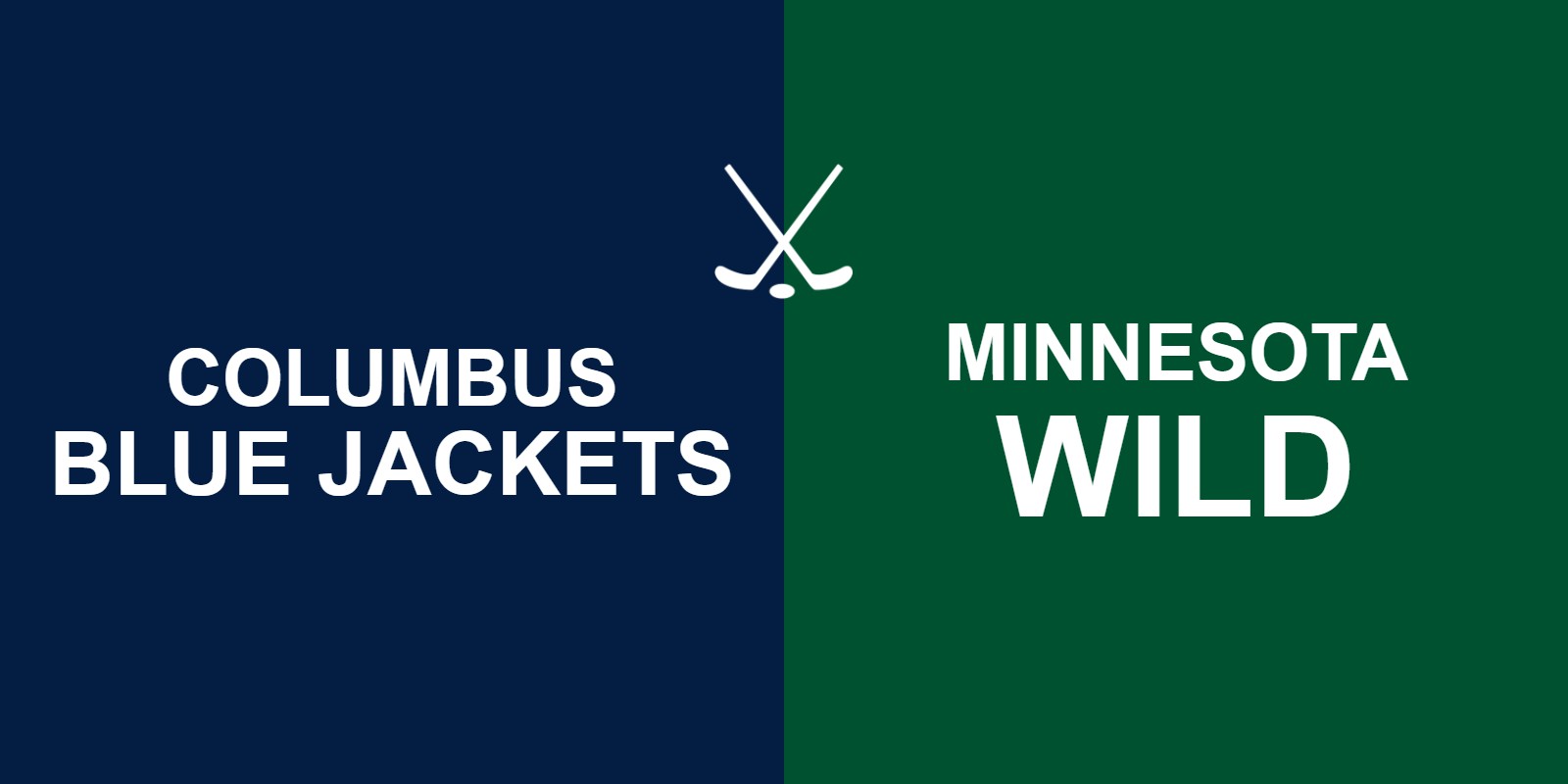 Blue Jackets vs Wild