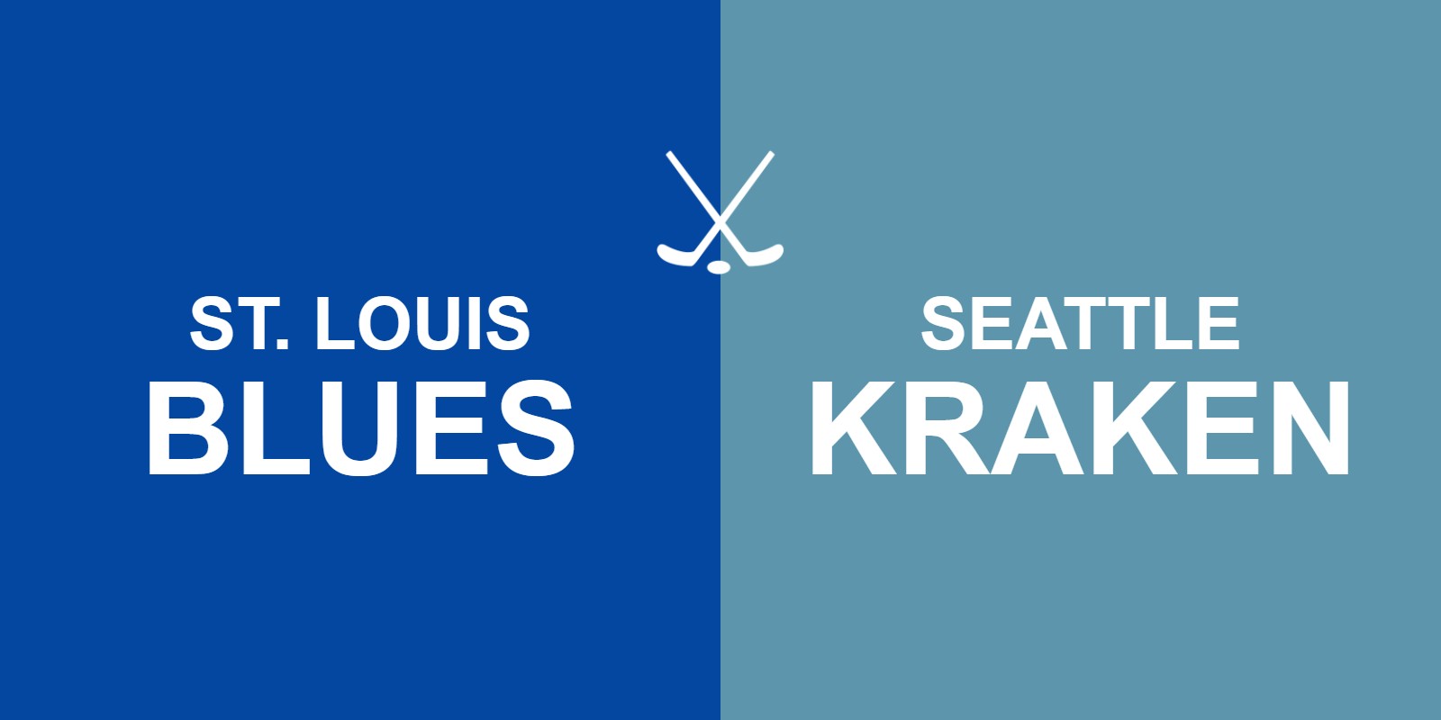 Blues vs Kraken