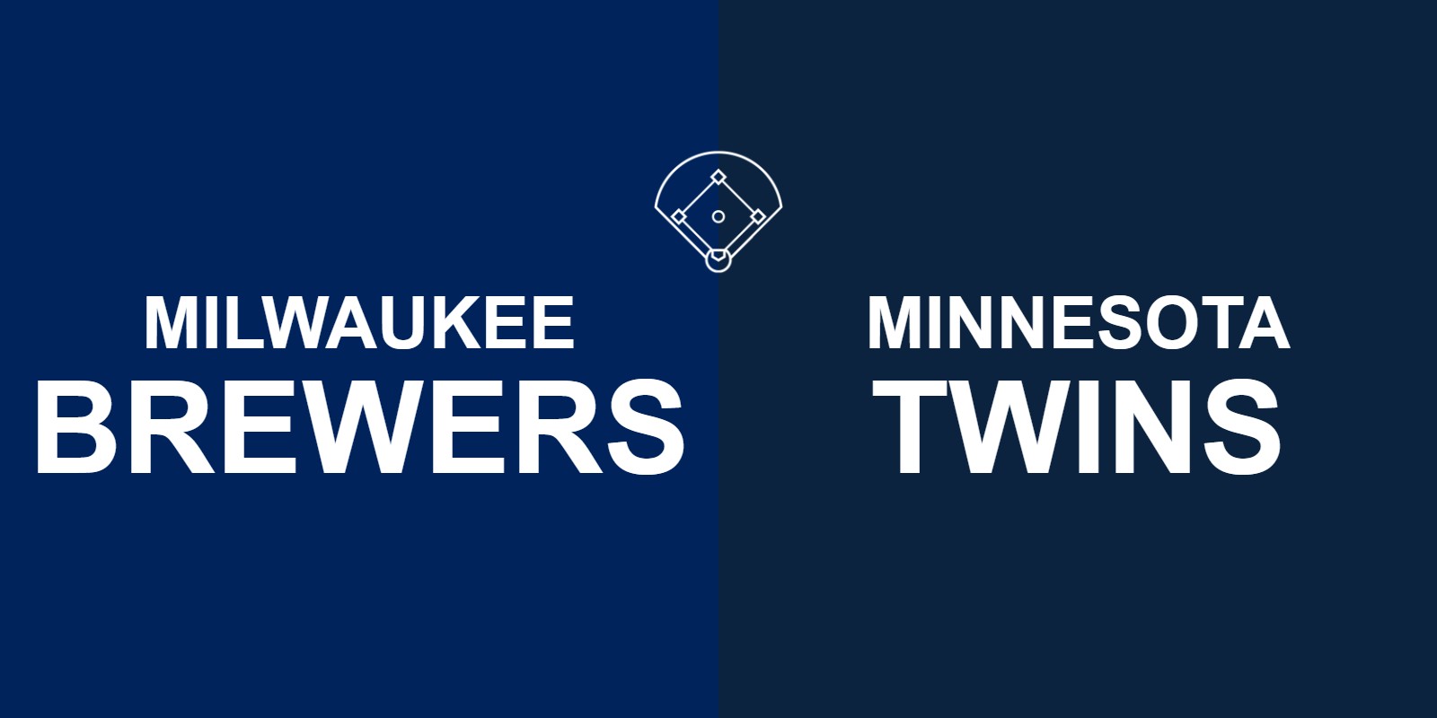 Brewers vs Twins