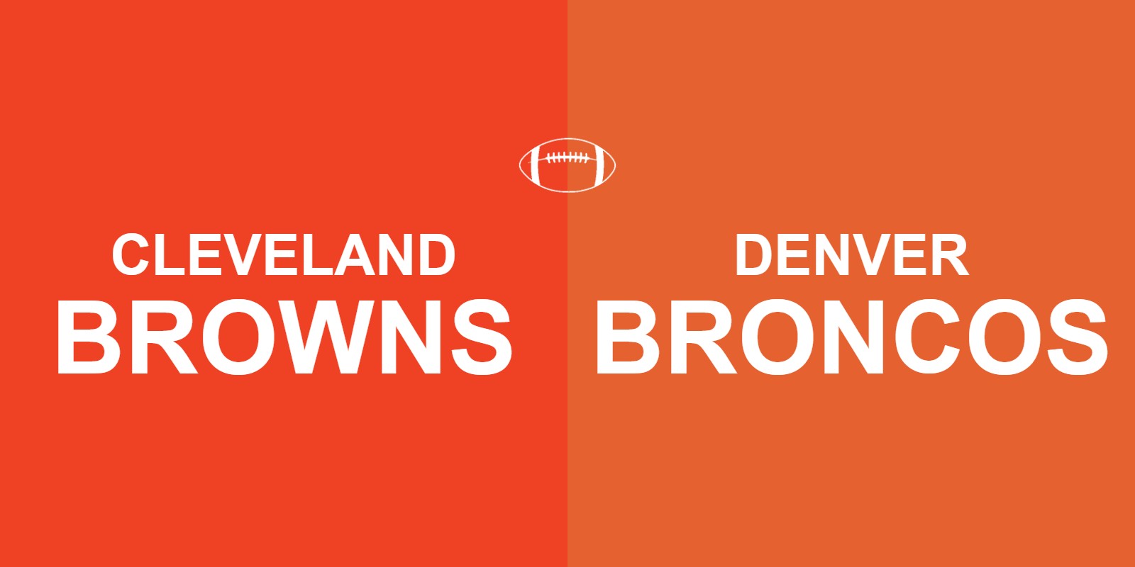 Browns vs Broncos