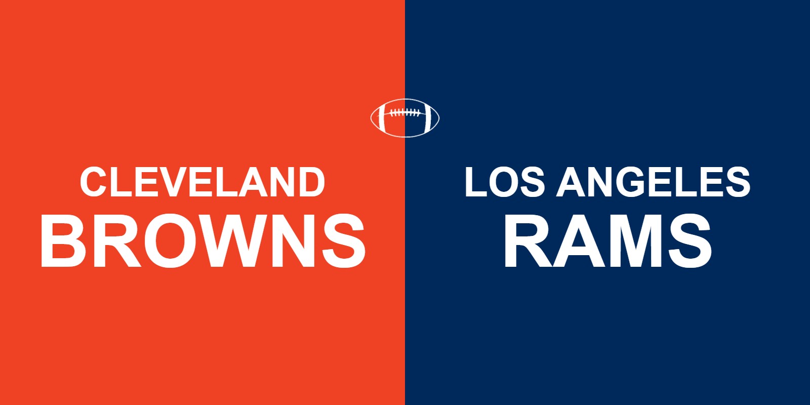 Browns vs Rams