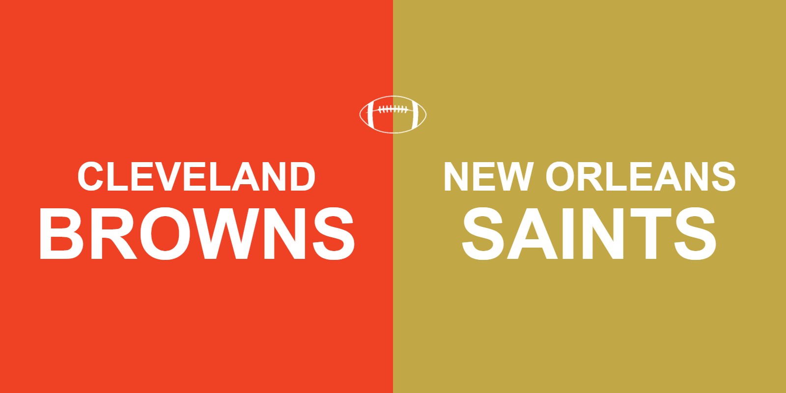 Browns vs Saints