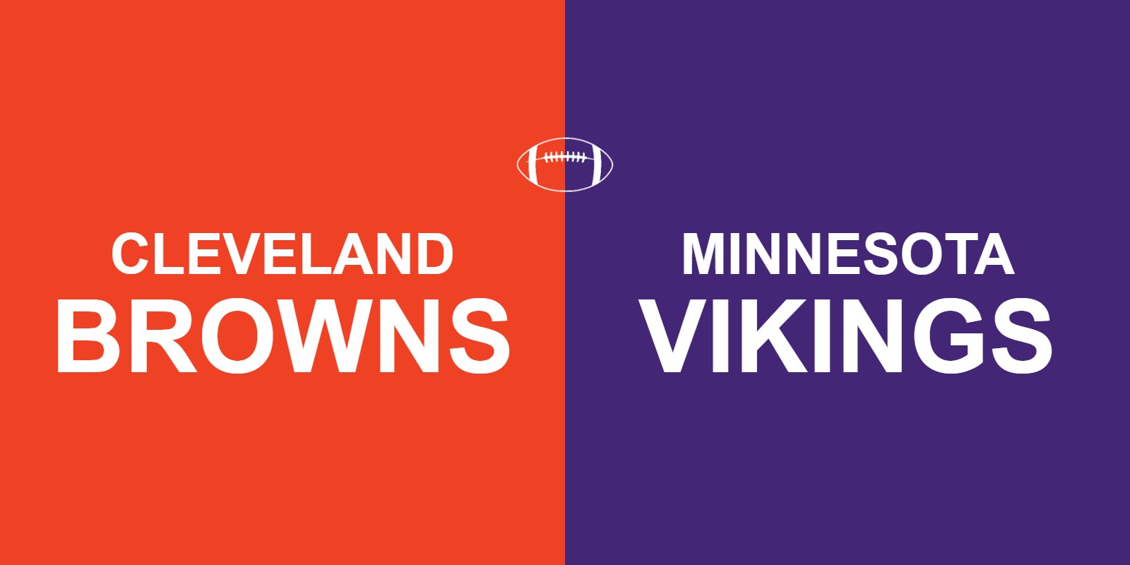 Browns vs Vikings