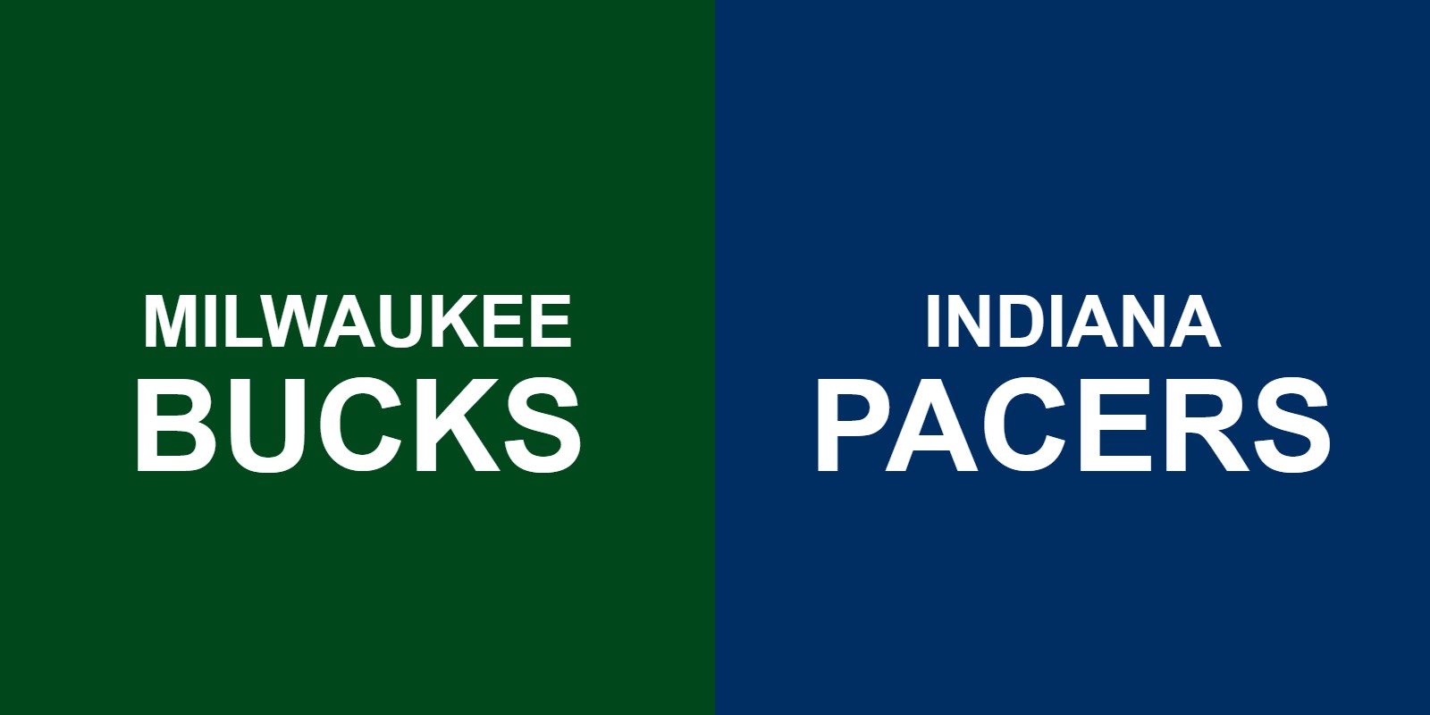 Bucks vs Pacers