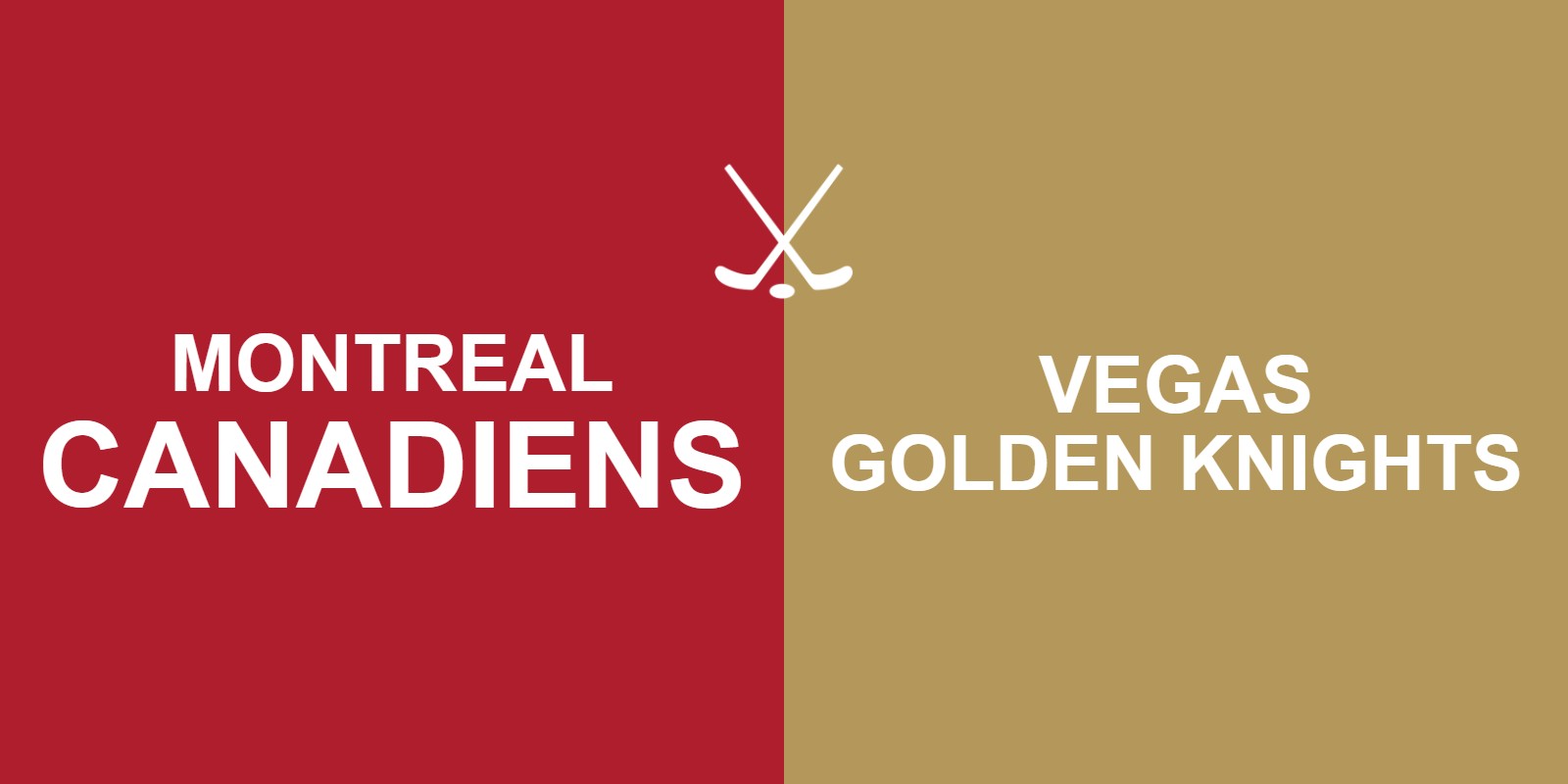 Canadiens vs Golden Knights