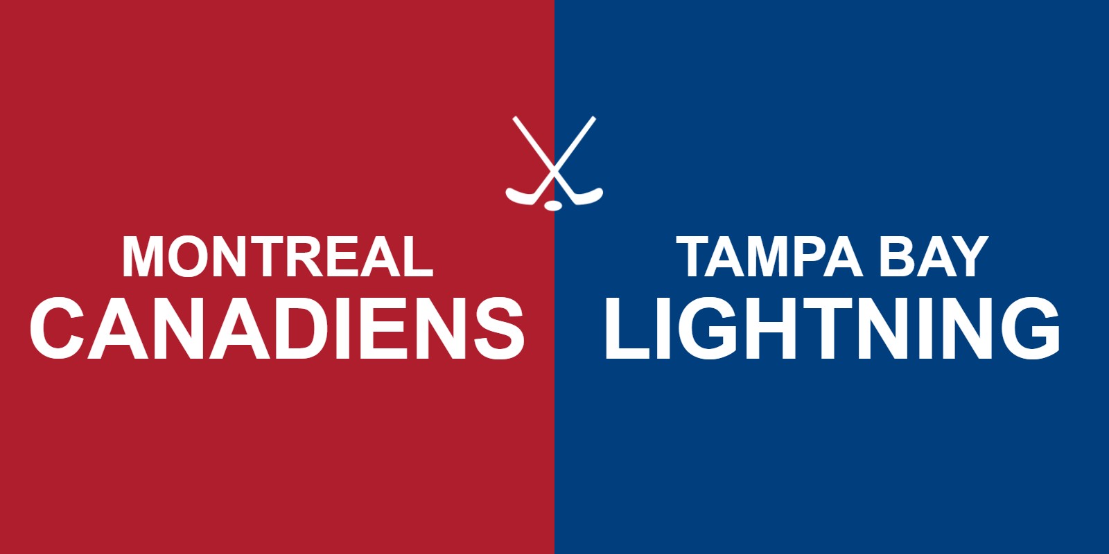 Canadiens vs Lightning