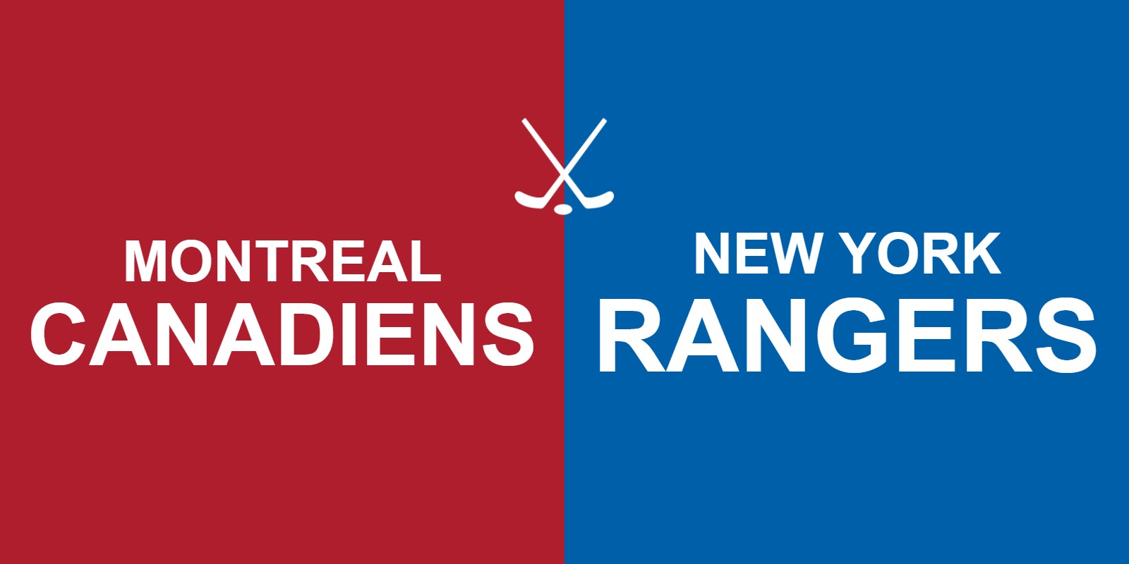 Canadiens vs Rangers