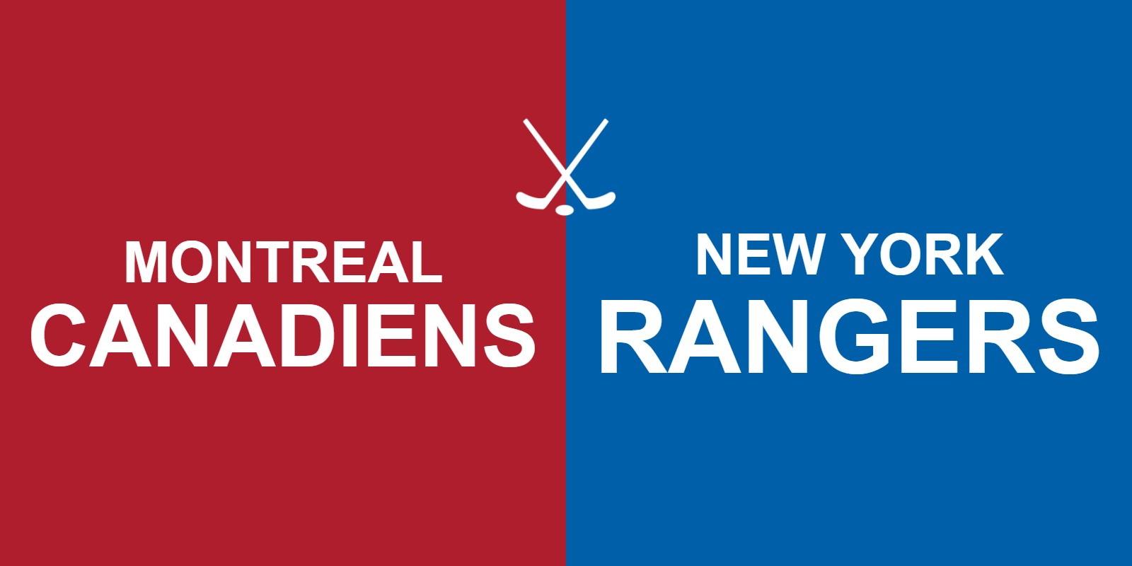 Canadiens vs Rangers Tickets