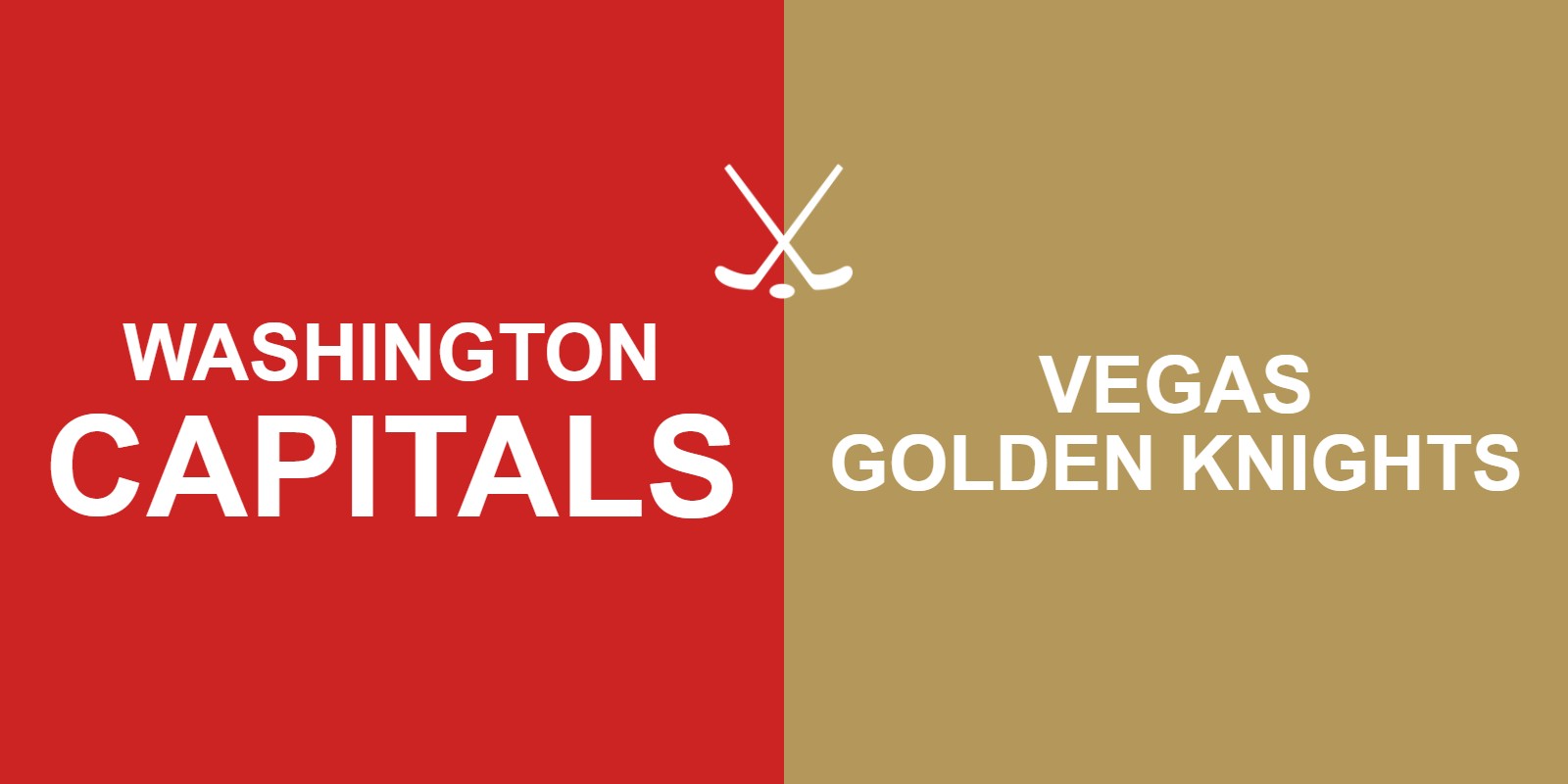 Capitals vs Golden Knights