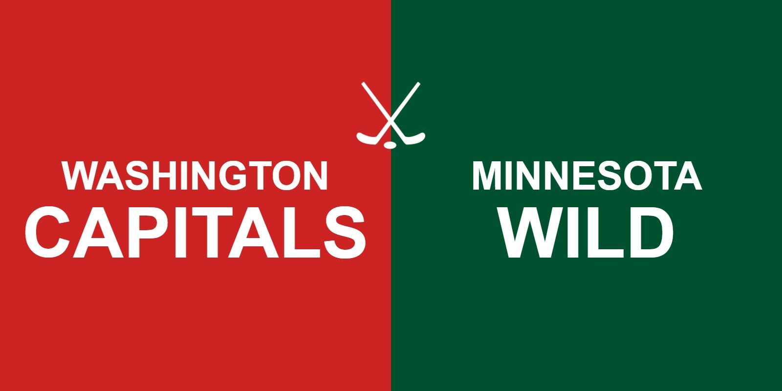 Capitals vs Wild