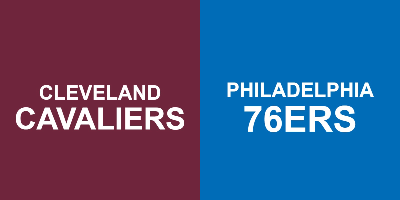 Cavaliers vs 76ers