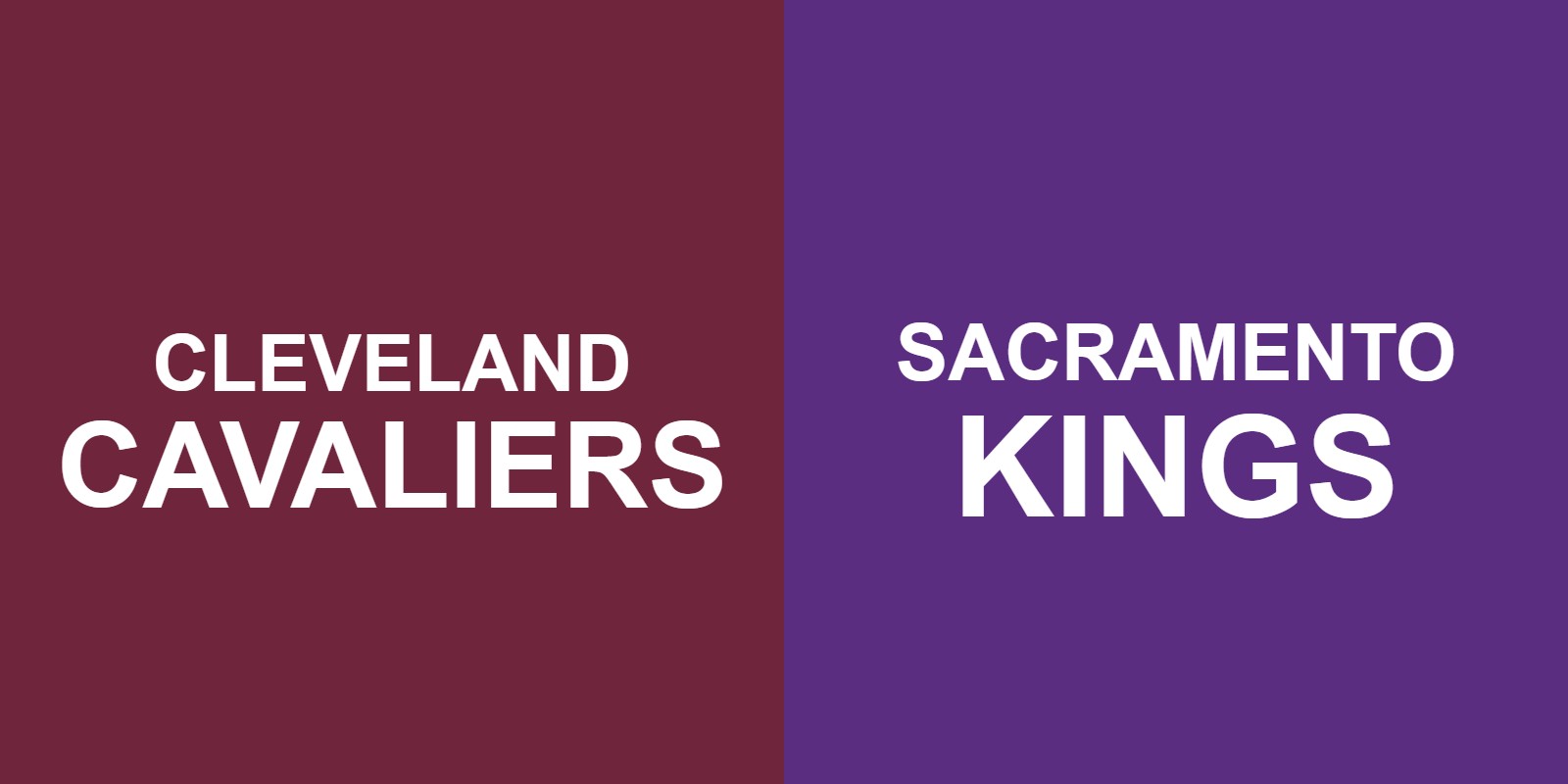 Cavaliers vs Kings