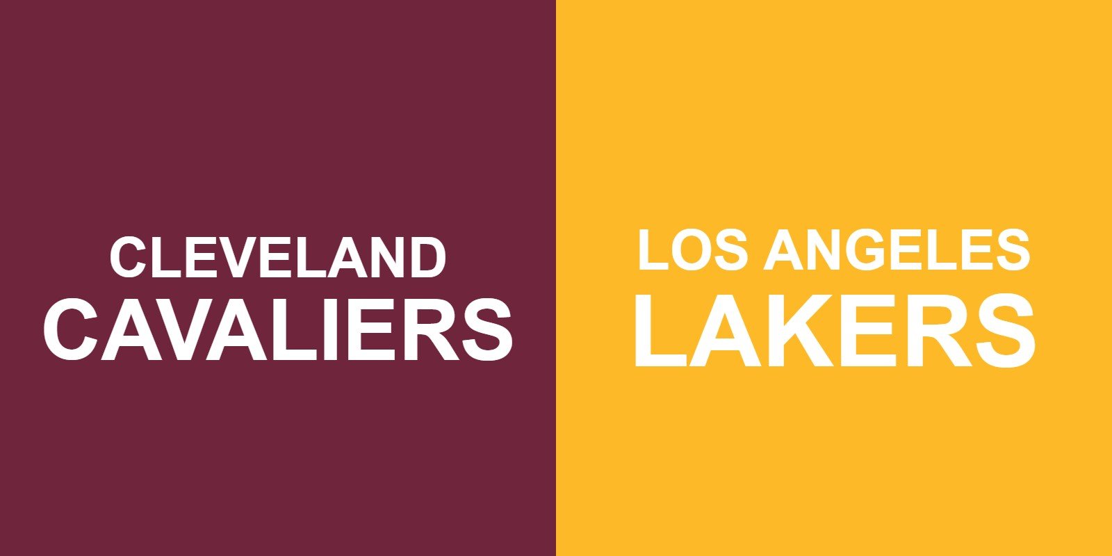 Cavaliers vs Lakers