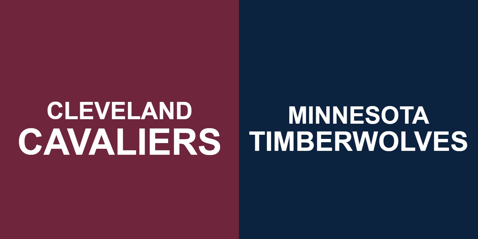 Cavaliers vs Timberwolves