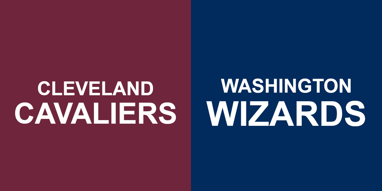 Cavaliers vs Wizards