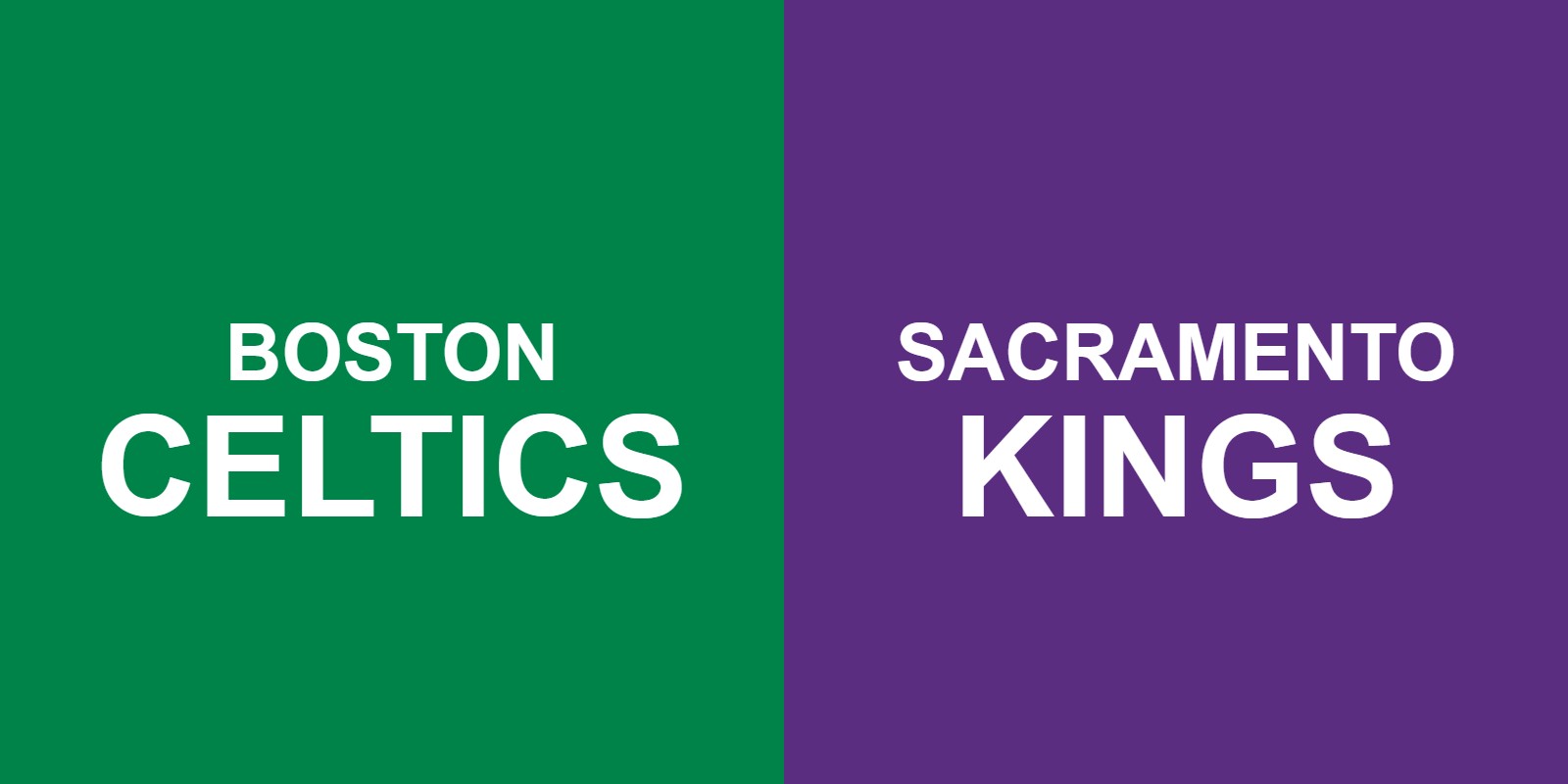 Celtics vs Kings