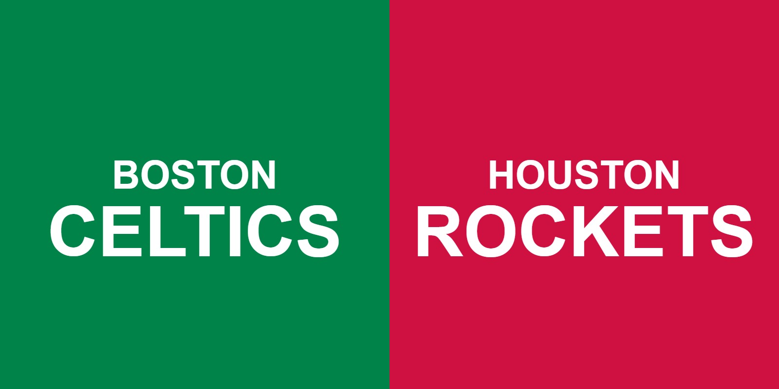 Celtics vs Rockets