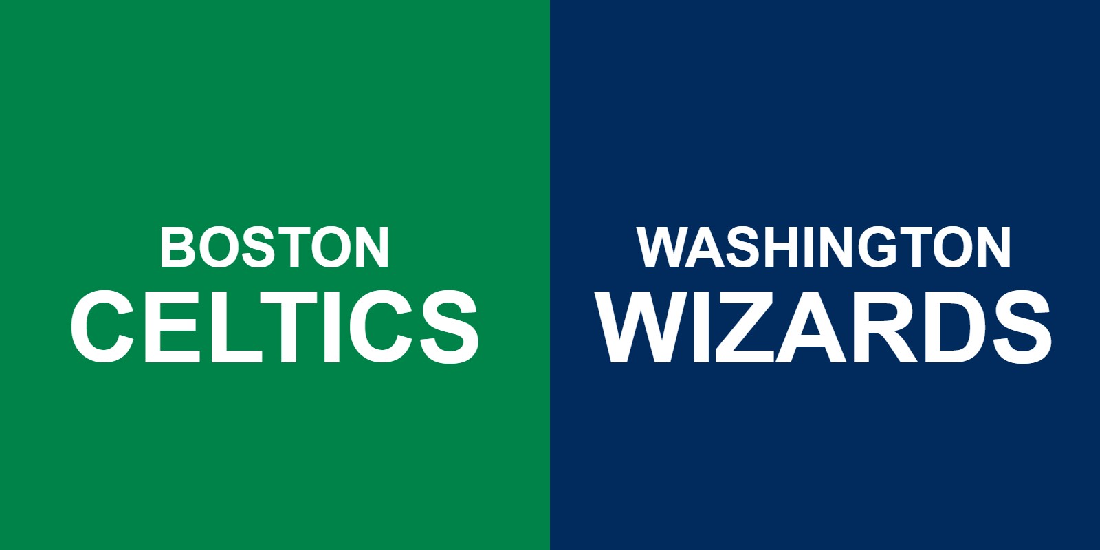Celtics vs Wizards