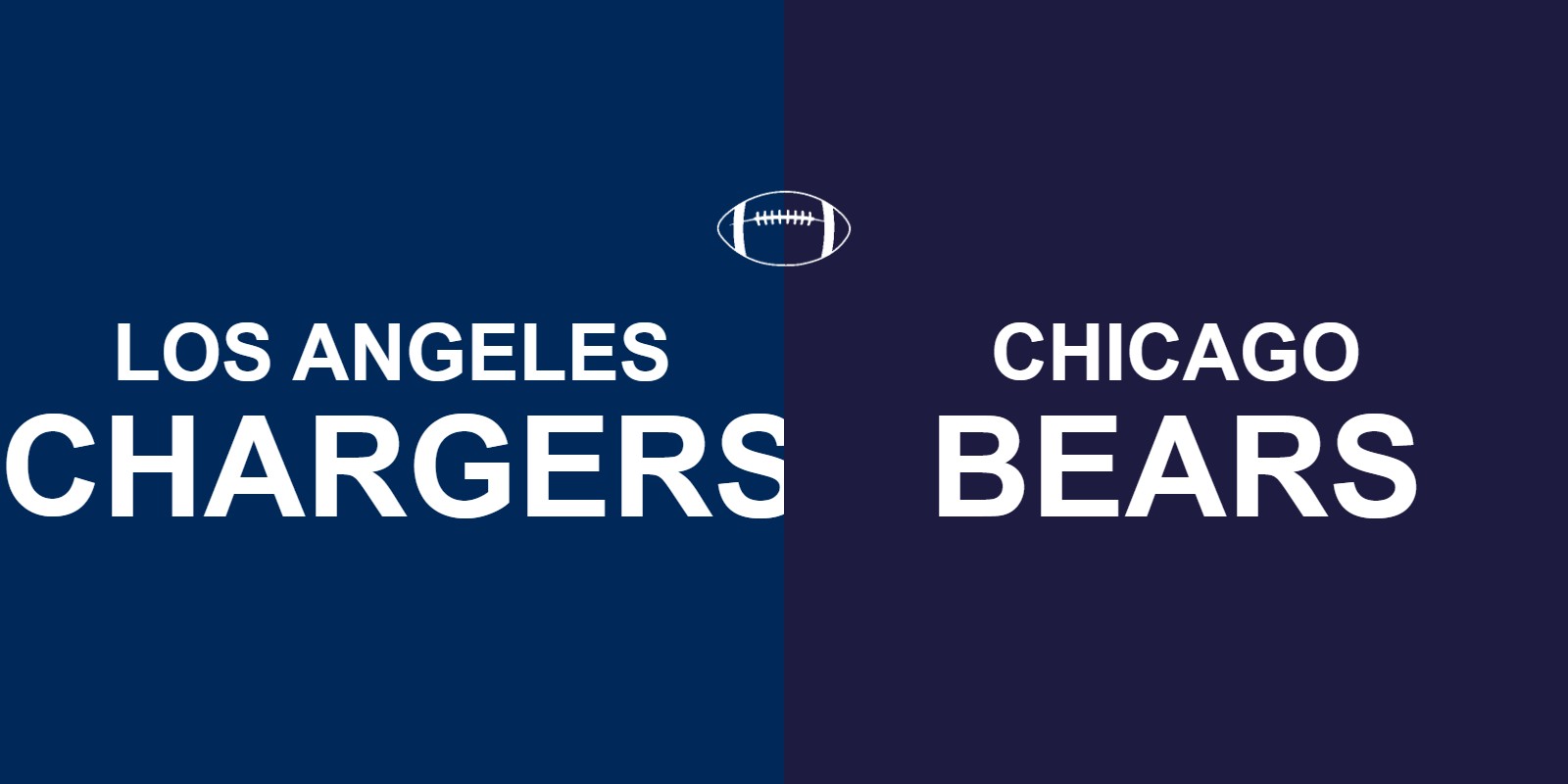 Chargers vs Bears