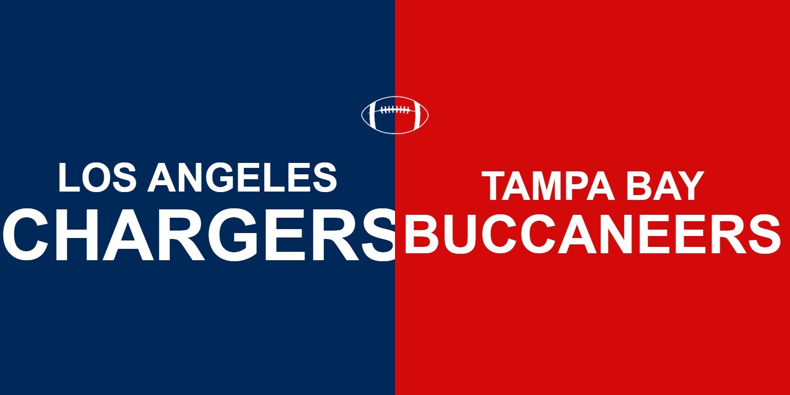 Chargers vs Buccaneers