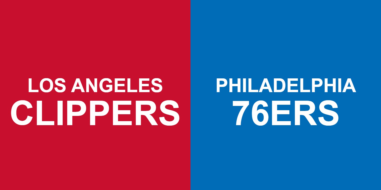 Clippers vs 76ers Tickets
