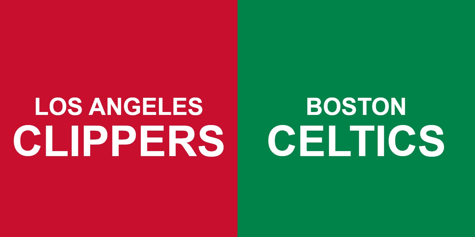 Clippers vs Celtics