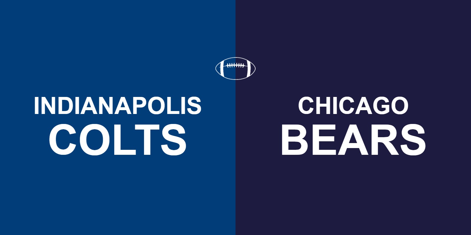 Colts vs Bears