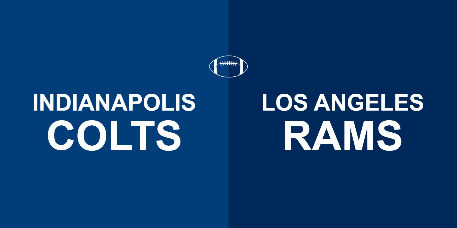 Colts vs Rams