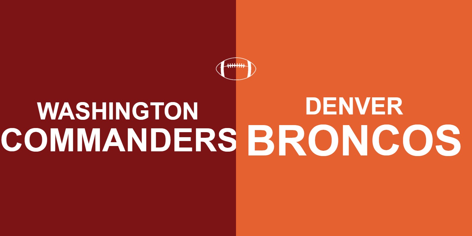 Commanders vs Broncos