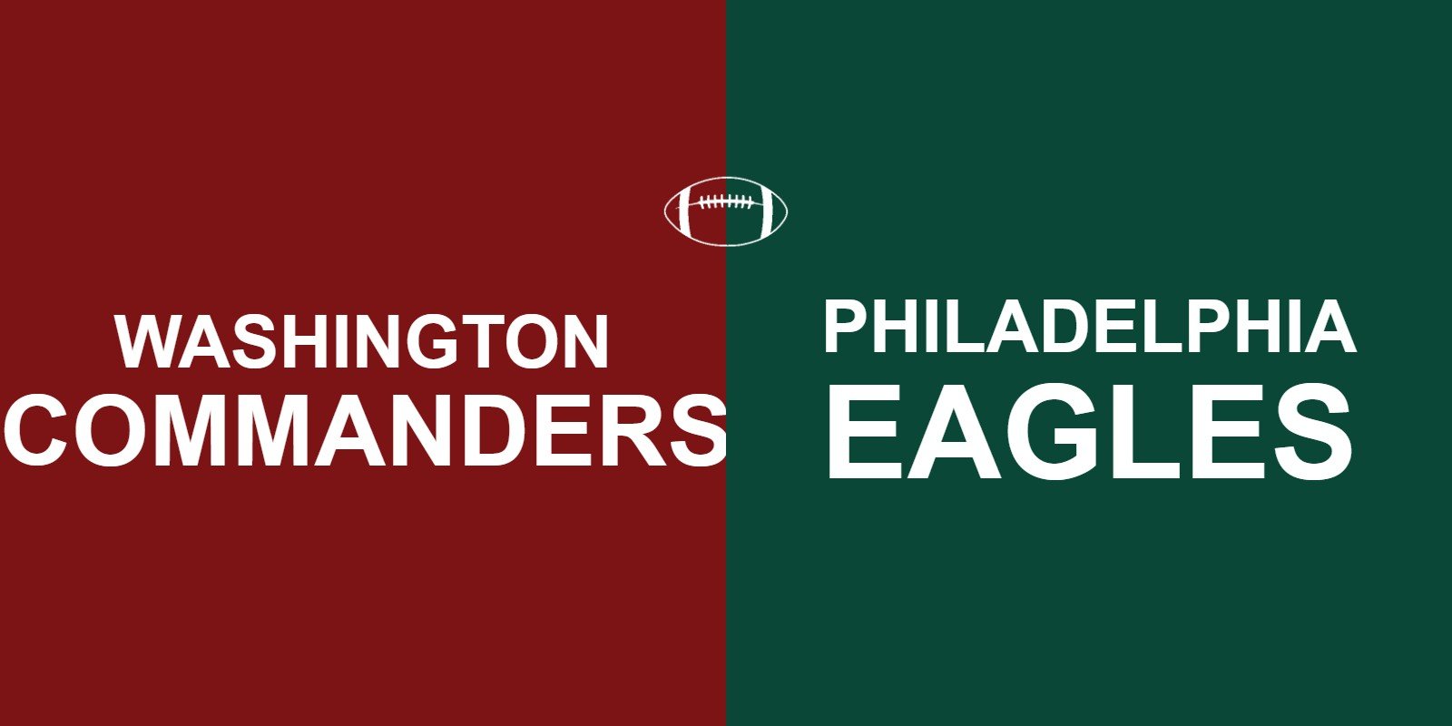 Commanders vs Eagles
