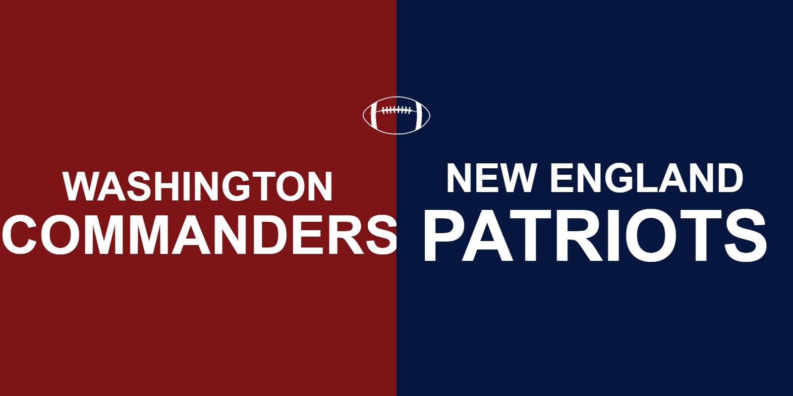 Commanders vs Patriots