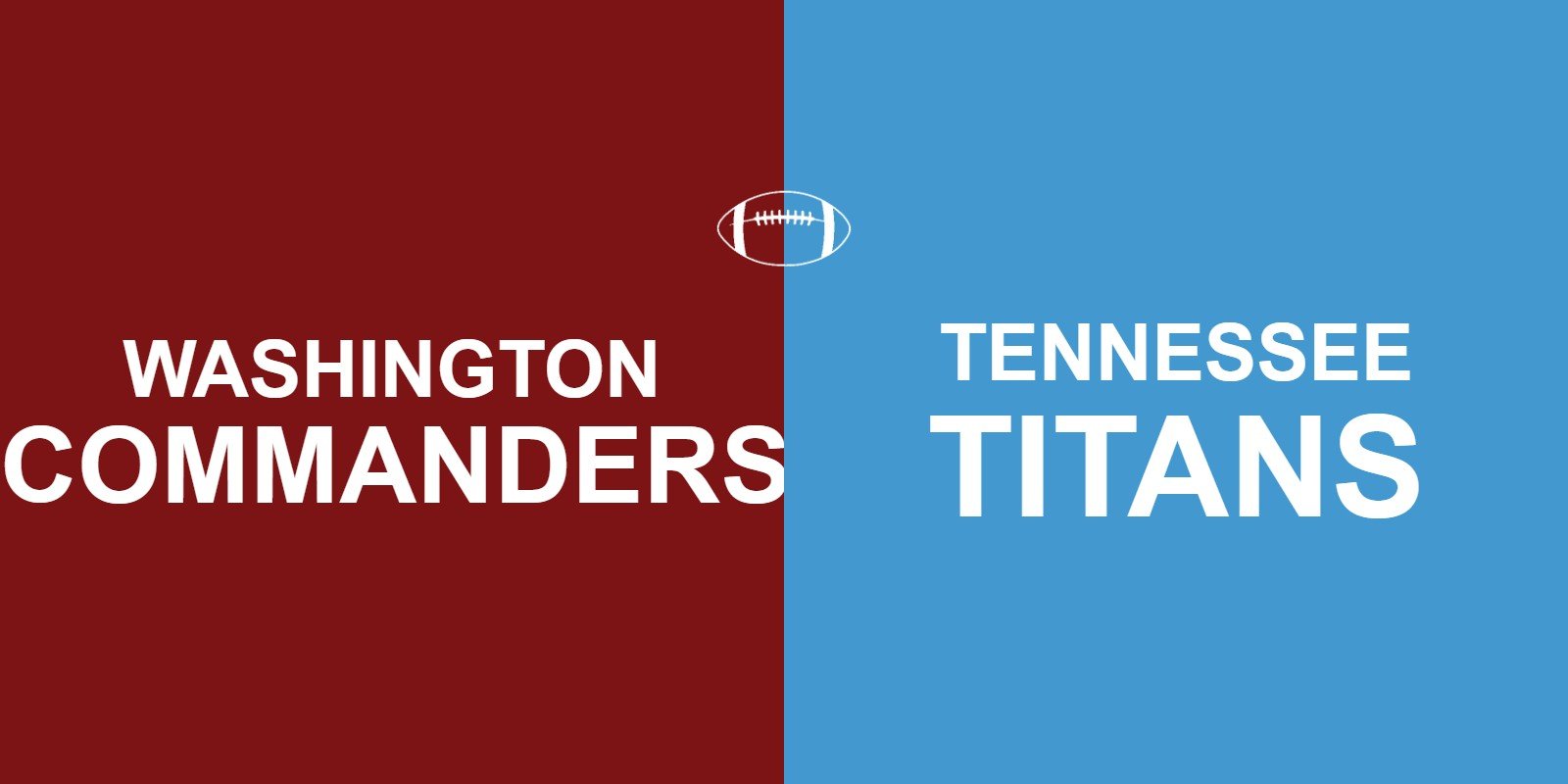 Commanders vs Titans