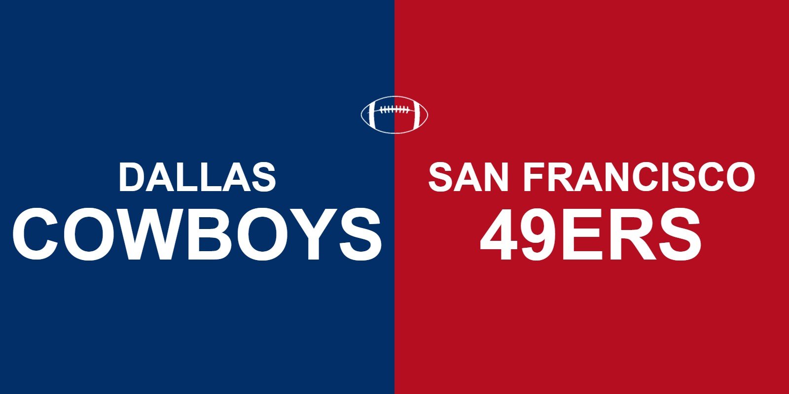 Cowboys vs 49ers