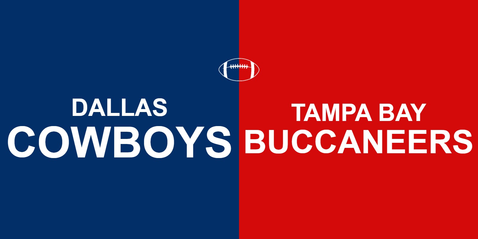 Cowboys vs Buccaneers