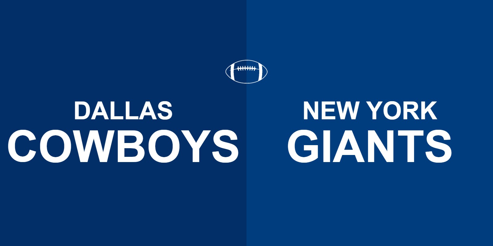 Cowboys vs Giants Tickets 