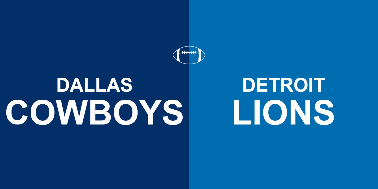 Cowboys vs Lions