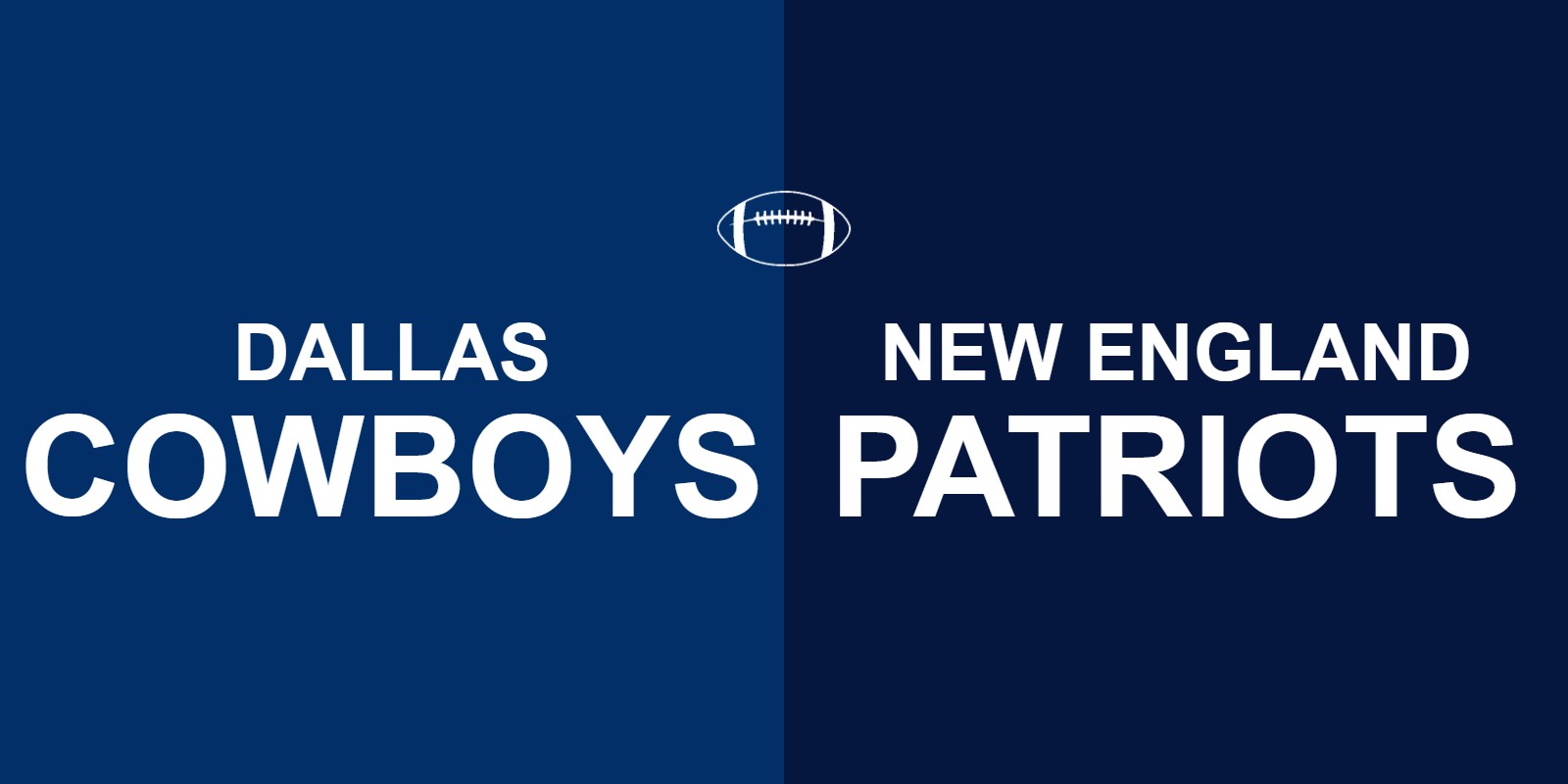 Cowboys vs Patriots