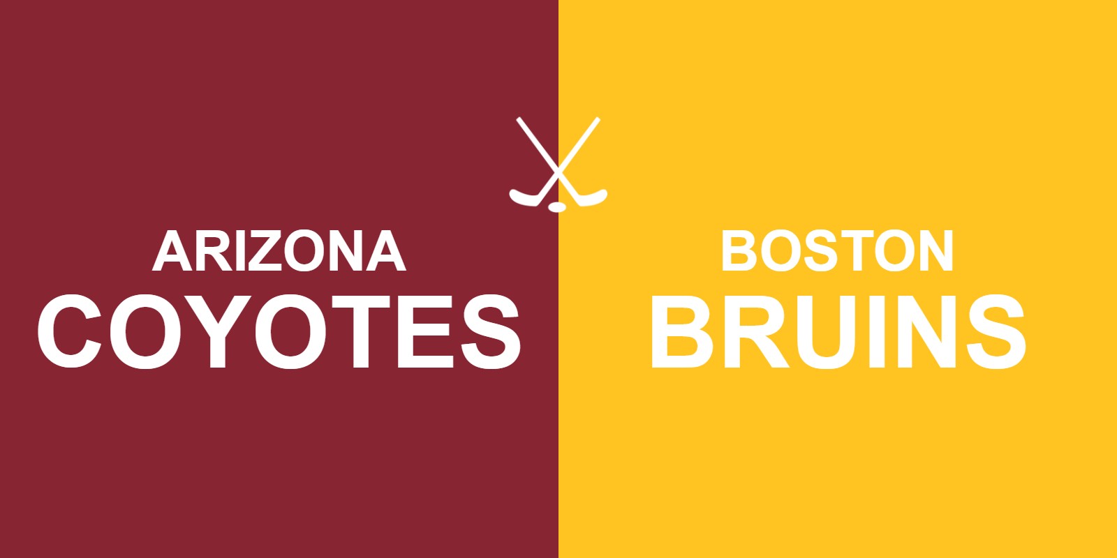 Coyotes vs Bruins