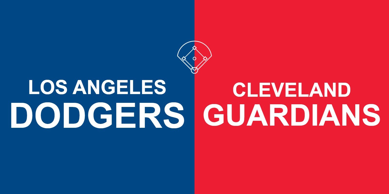 Dodgers vs Guardians