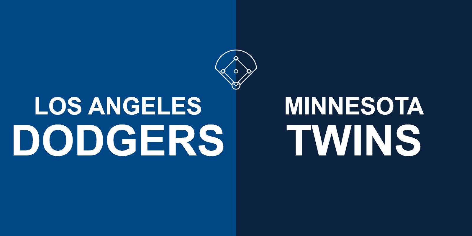 Dodgers vs Twins
