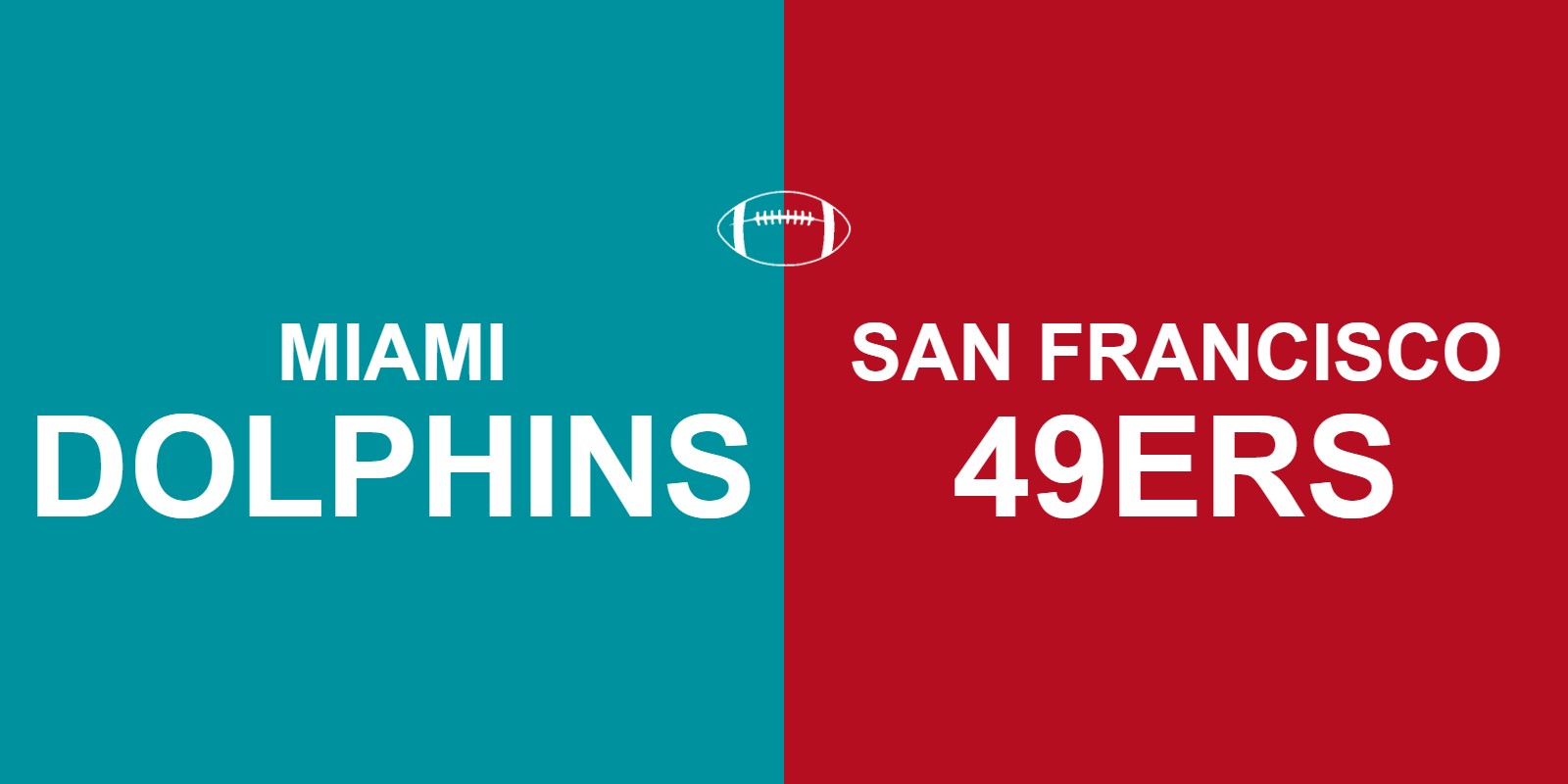 Dolphins vs 49ers