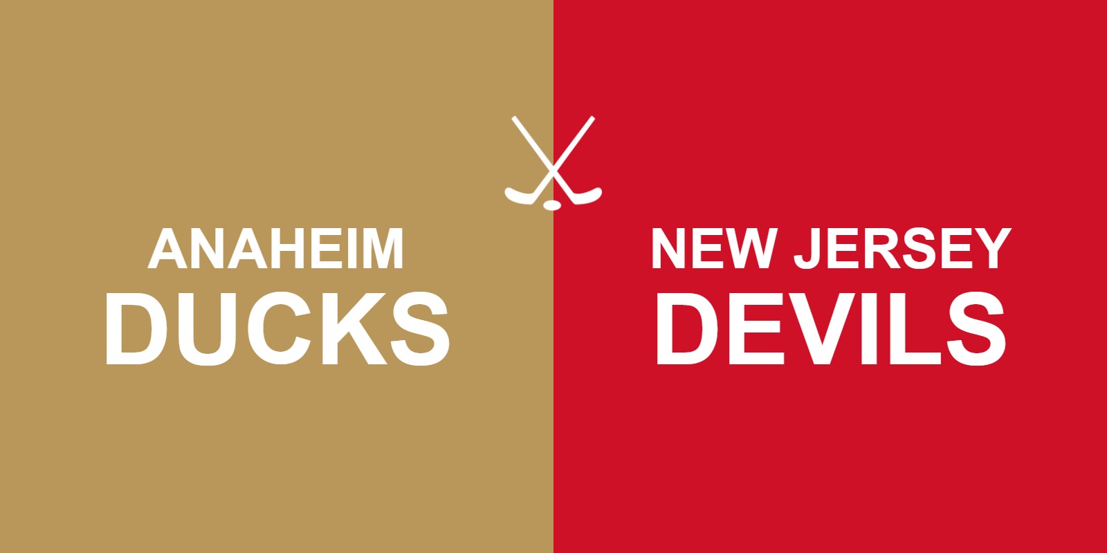 Anaheim Ducks vs. New Jersey Devils Tickets