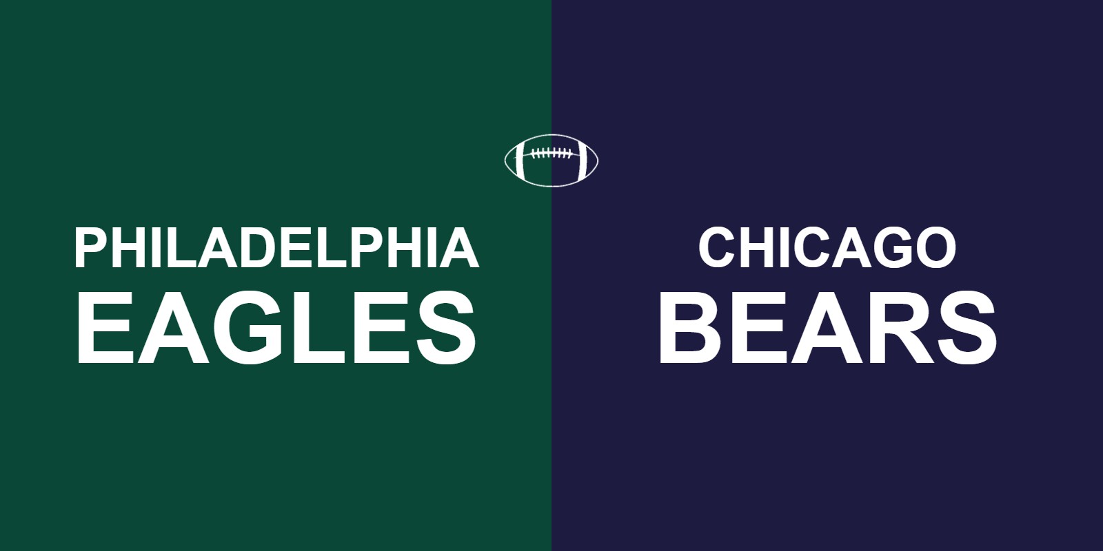 Eagles vs Bears