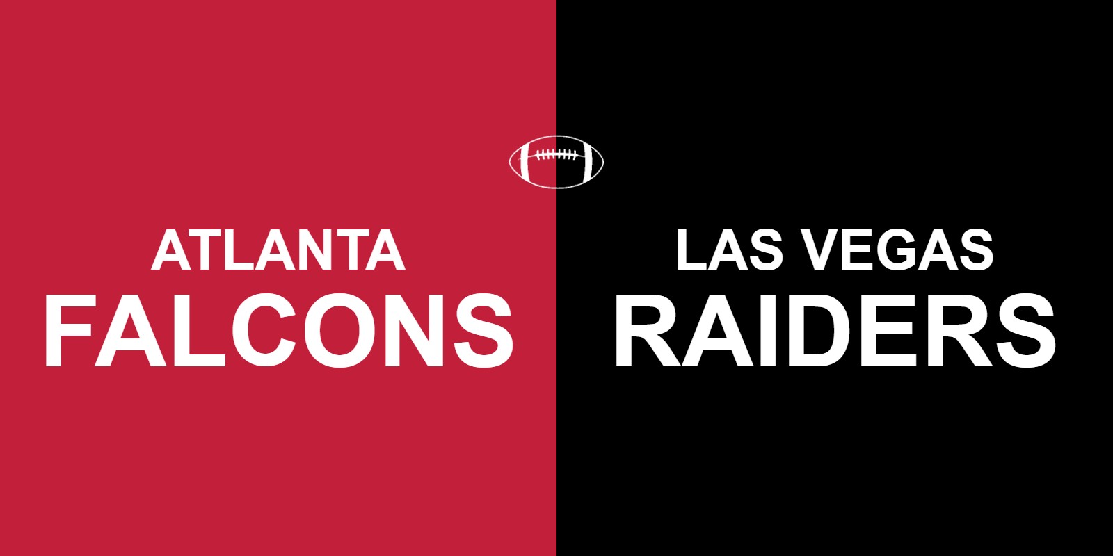 Falcons vs Raiders