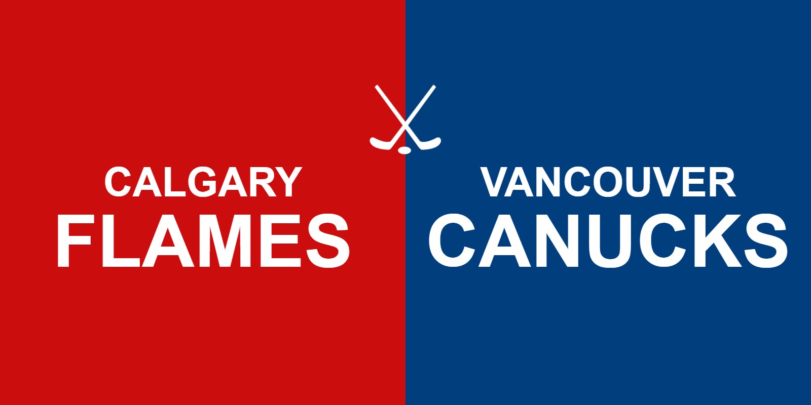 Flames vs Canucks