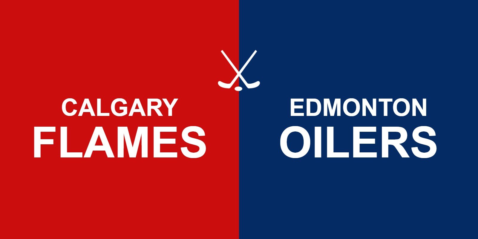 Flames vs Oilers