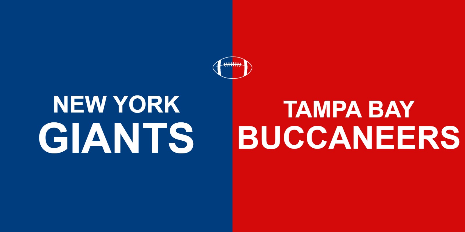 Giants vs Buccaneers
