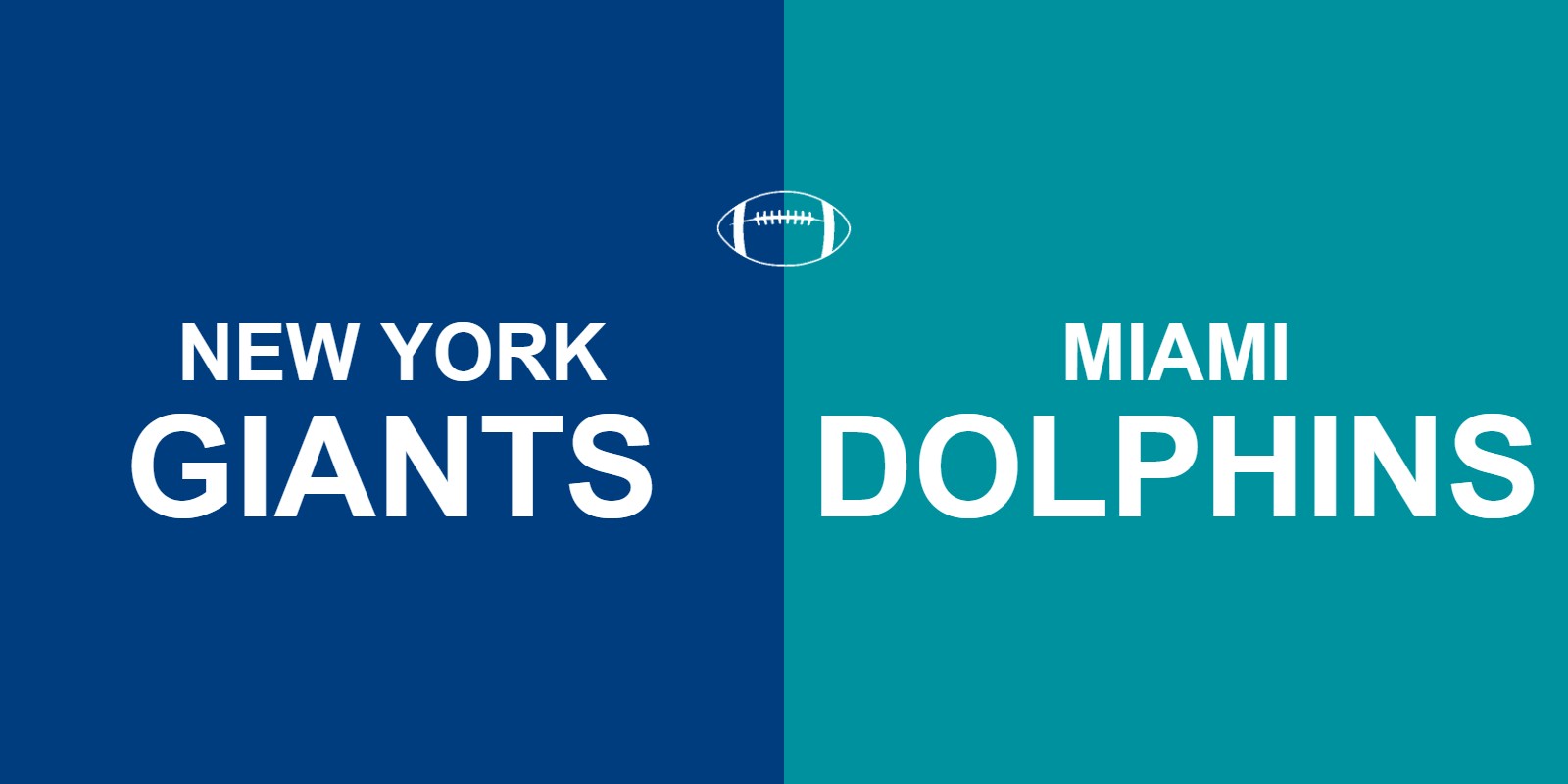 Giants vs Dolphins