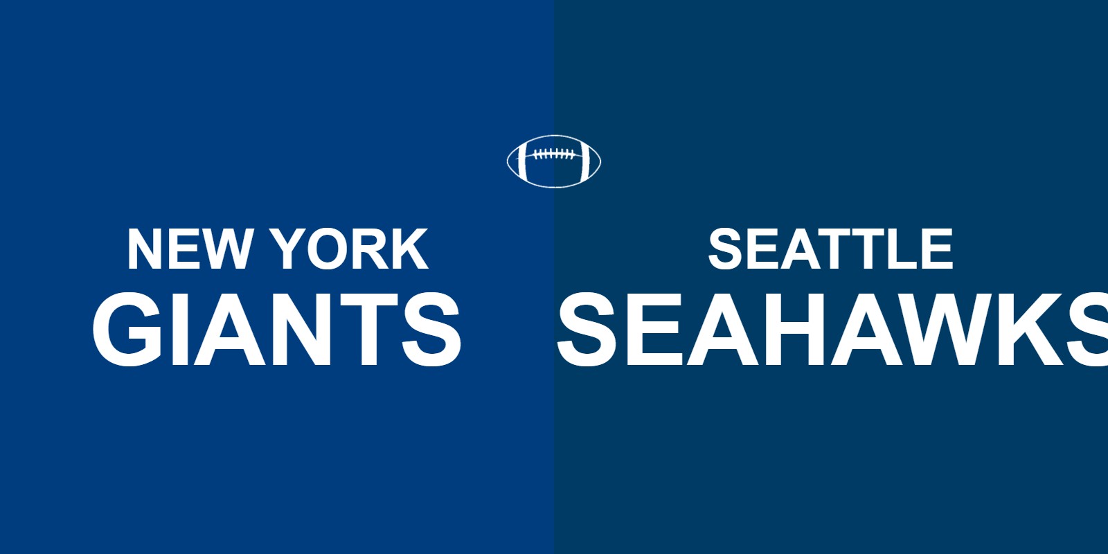 Giants vs Seahawks