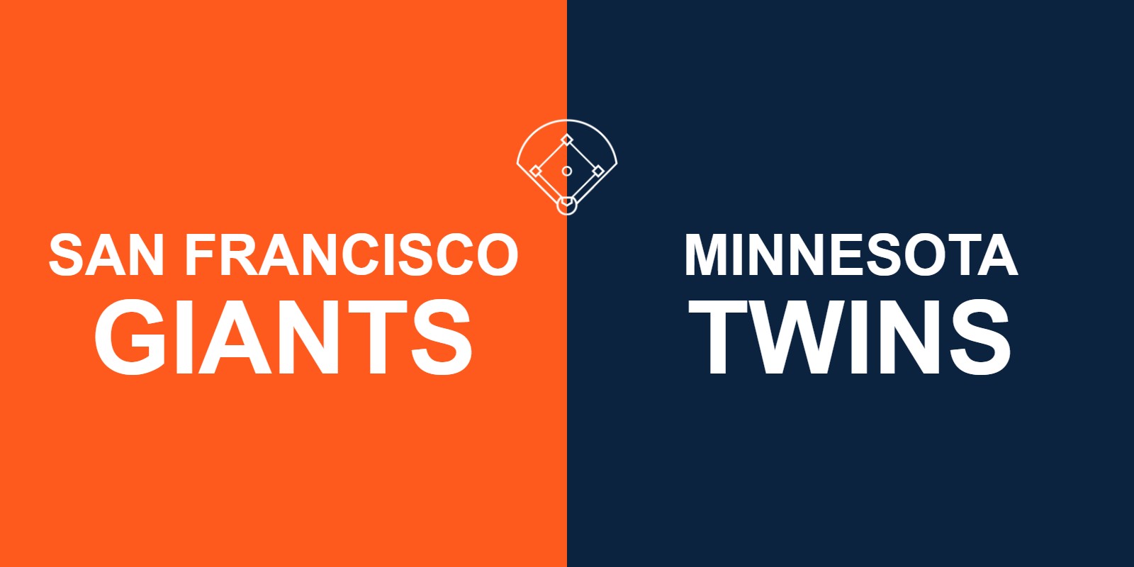 Giants vs Twins